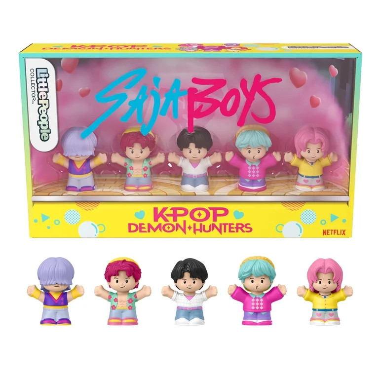 Little People Collector KPop Demon Hunters: Saja Boys Special Edition Set, 5 Figures | Walmart (US)