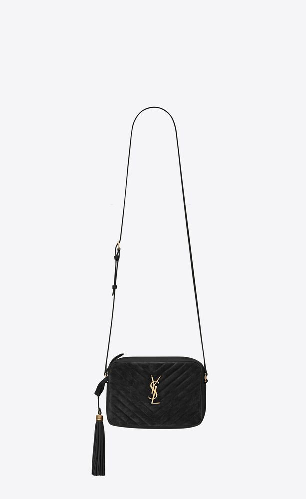 shoulder bag featuring an adjustable leather strap, removable leather tassel, interlaced YSL init... | Saint Laurent Inc. (Global)
