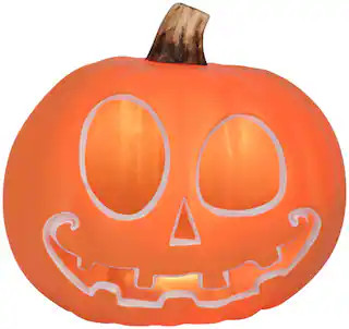 9" Orange Lighted Jack-o'-Lantern Décor by Ashland® | Michaels | Michaels Stores