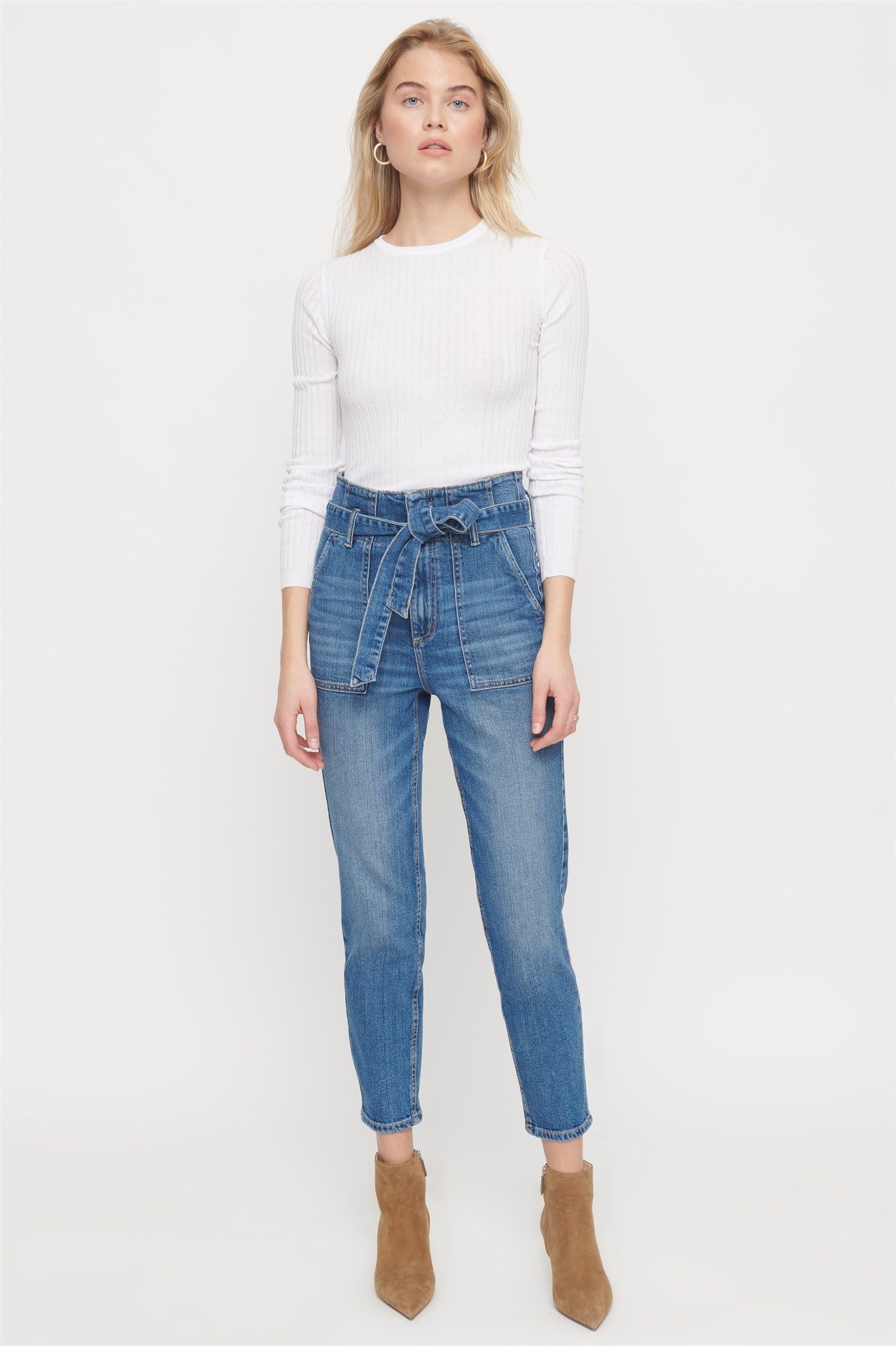 Kendall Ultra High-Rise Ankle Jean | Dynamite Clothing