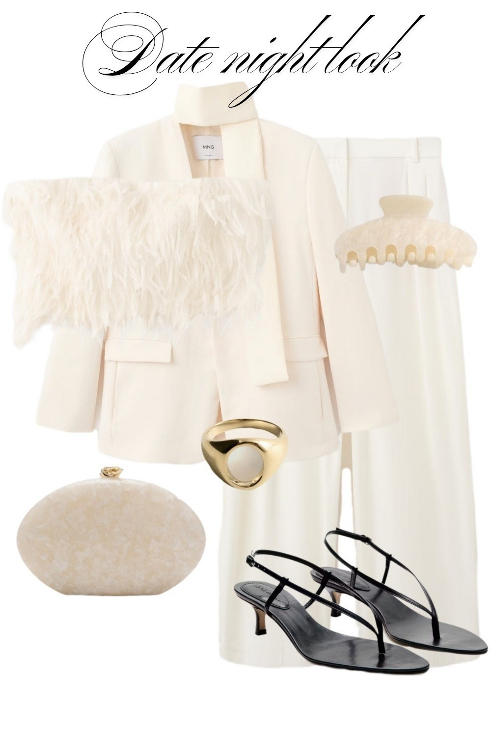 An elegant date night look for a balmy Spring evening! #datenight #outfitinspo # neutraloutfit

#LTKootd