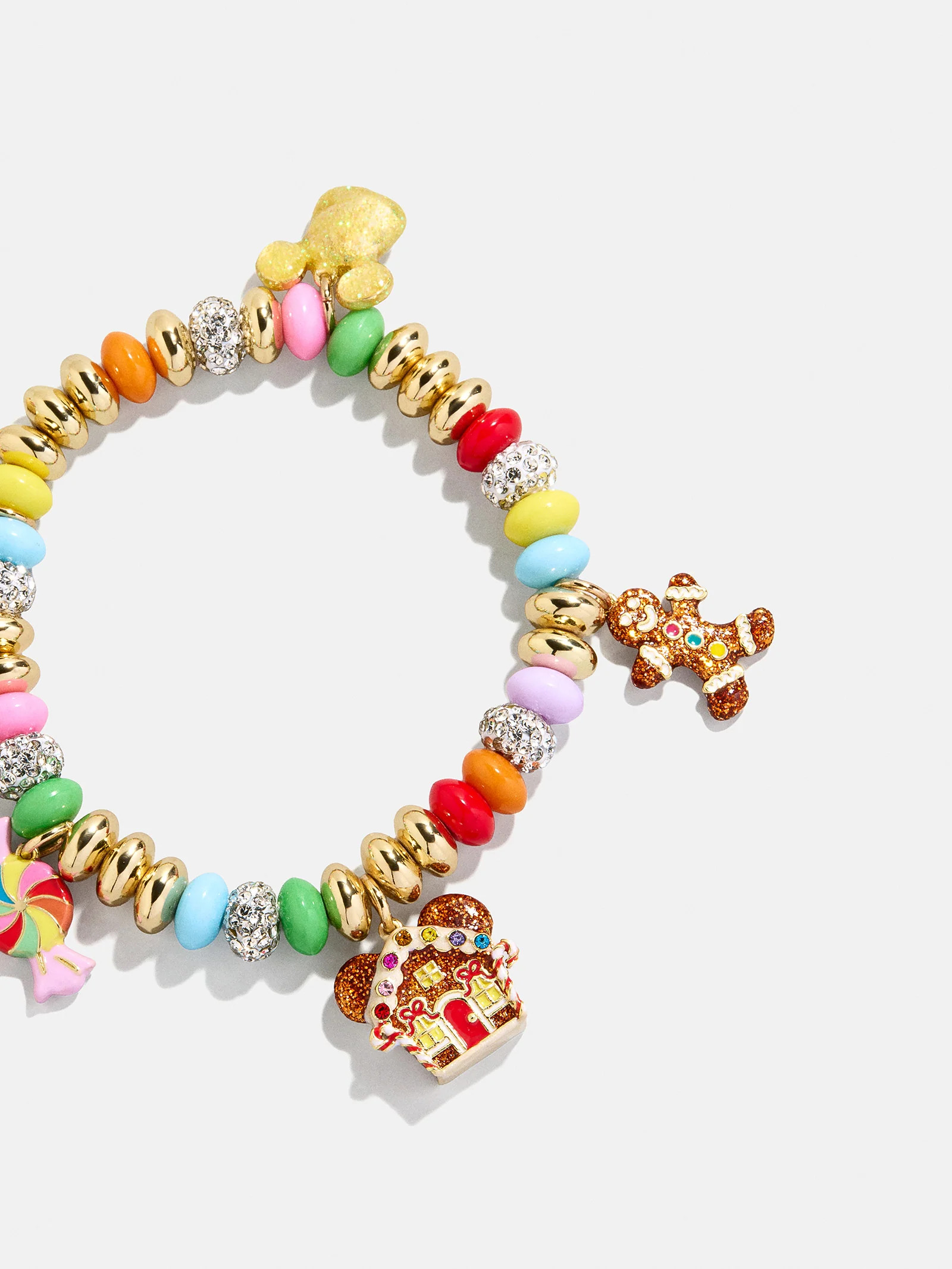 Disney Mickey Mouse Gingerbread Charm Bracelet - Multi | BaubleBar