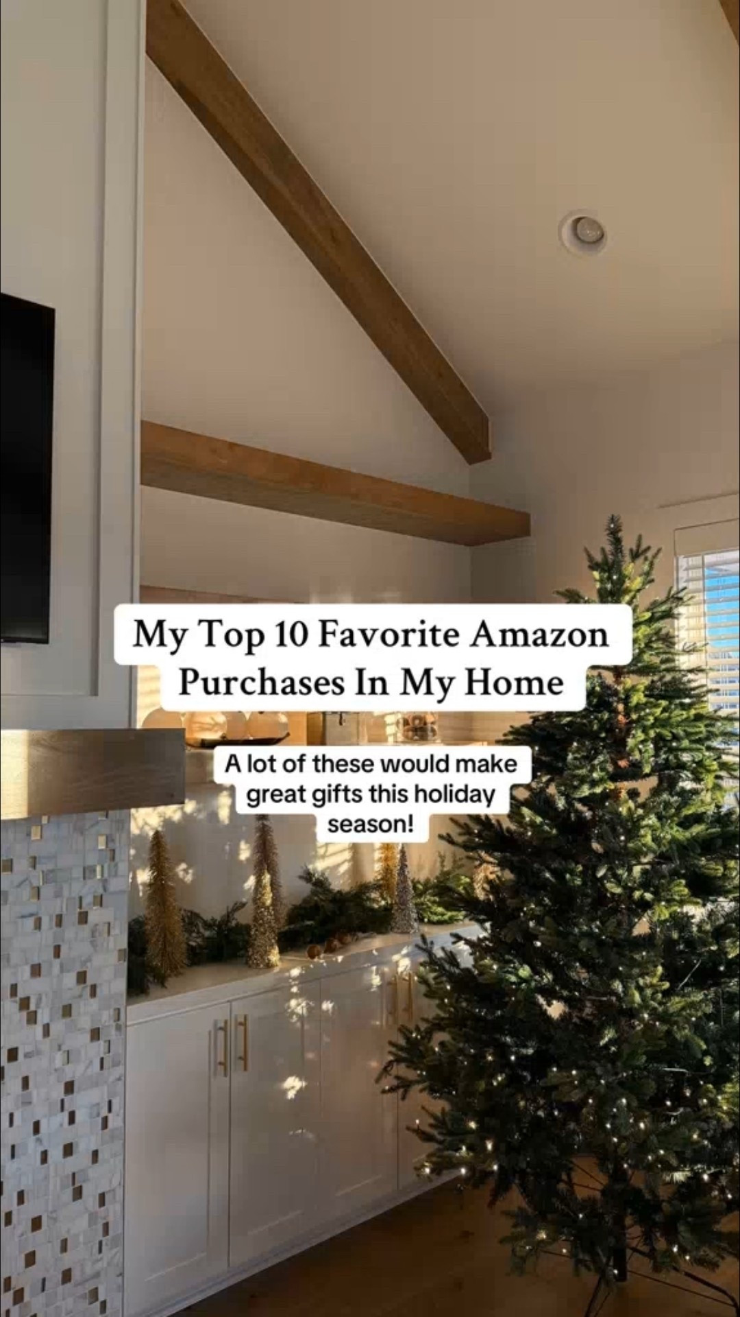My top 10 favorite Amazon purchases in my home! A lot of these would make great gifts this holiday season!

1. Dining chairs on wheels
2. Dog boned shaped basket for dog toys 
3. Acrylic spice drawer organizer 
4. Stockings & stocking holders 
5. Three tier fruit or veggie bowl 
6. Towel warmer
7. Walking pad
8. Convertible standing desk riser
9. Storage console
10. Nespresso machine 

#LTKGiftGuide #LTKHome