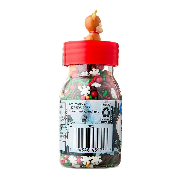 Great Value Reindeer Sprinkle Mix, 2.82 oz | Walmart (US)
