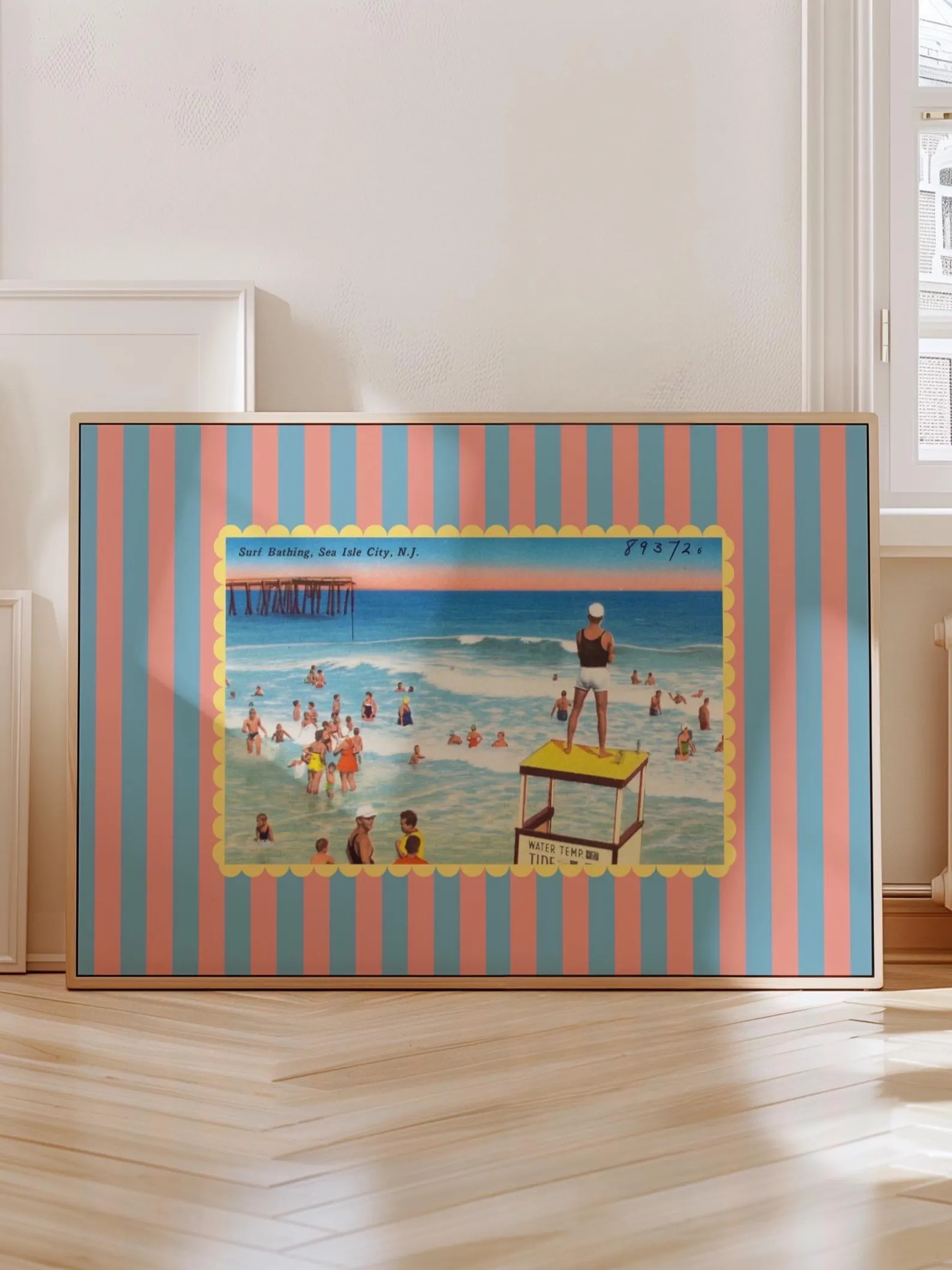 Vintage Beach Photo Art Prints - Set of 4 (Digital Download) | Etsy (US)