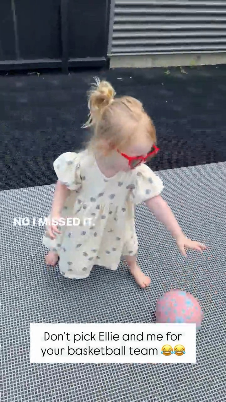 Don’t pick Ellie and Tay for your basketball team 😂😂

Babydoll dress is from our fave — @Rylee & Cru 🫐

#LTKKids #LTKActive #LTKootd