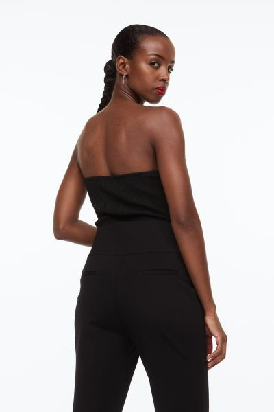 Rib-knit tube top | H&M (UK, MY, IN, SG, PH, TW, HK)