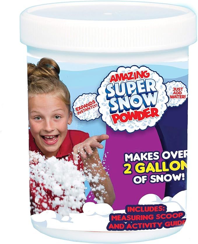 Amazing Super Snow Powder By Be Amazing! Toys Faux Snow Makes Over 2 Gallons Of Artificial Snow, ... | Amazon (US)