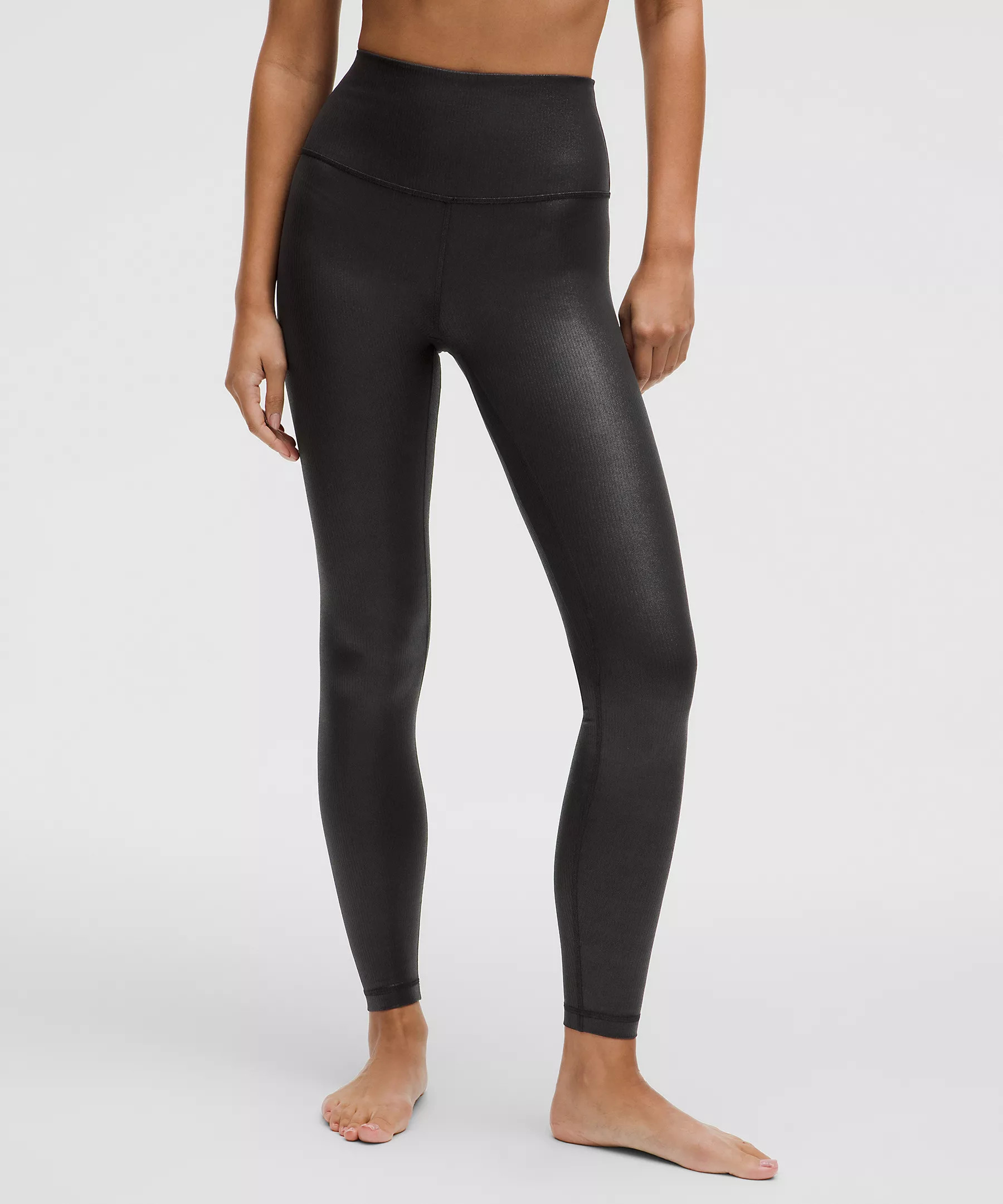 lululemon Align™ High-Rise Ribbed Pant 28" *Shine | Women's Leggings/Tights | lululemon | Lululemon (US)