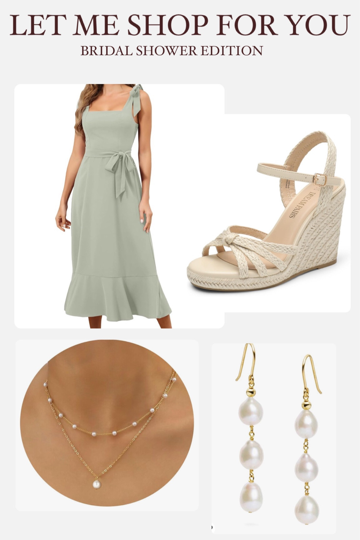 The perfect fit for the bridal shower you’re attending 

#LTKsalealert #LTKSeasonal #LTKGiftGuide