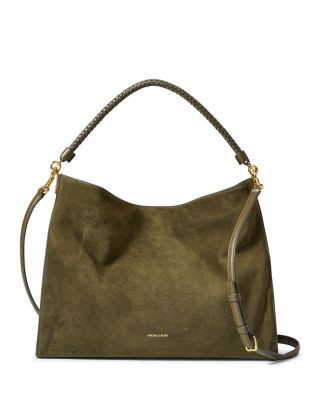 Veronica Beard Vida Medium Suede Shoulder Bag | Bloomingdale's (US)