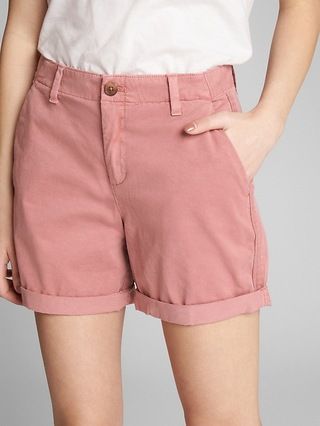 5" Girlfriend Chino Shorts | Gap US