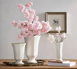 Ceramic Faceted Vase Collection | Pottery Barn (US)