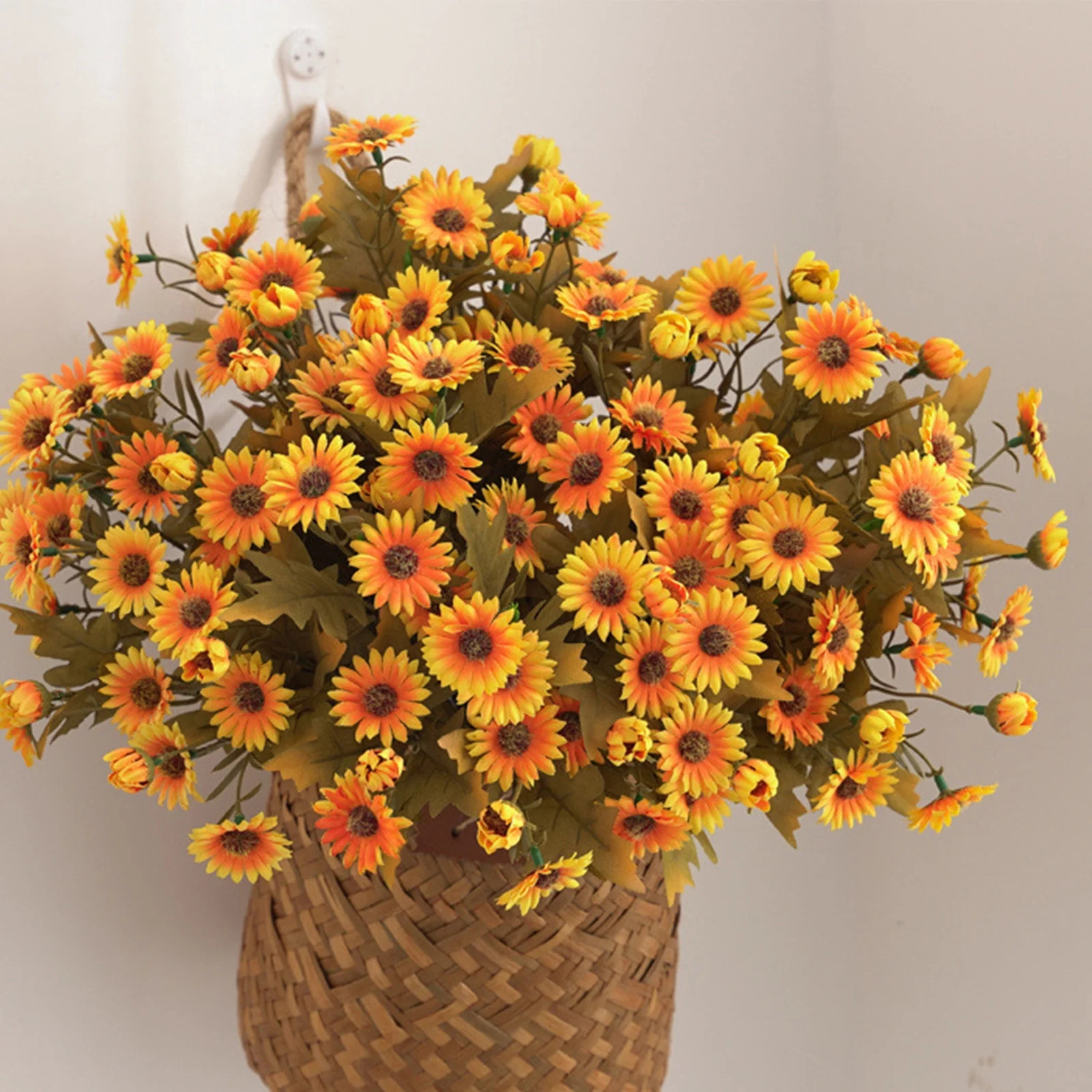 Darzheoy Sunflowers Artificial Flowers Daisy Fake Flowers Outdoor UV Resistant No Fade Fall Flowe... | Walmart (US)