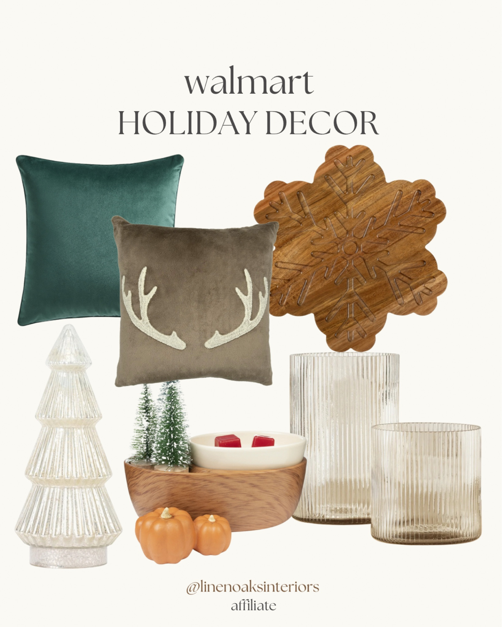 Beautiful evergreen accented home decor for winter and Christmas! 
