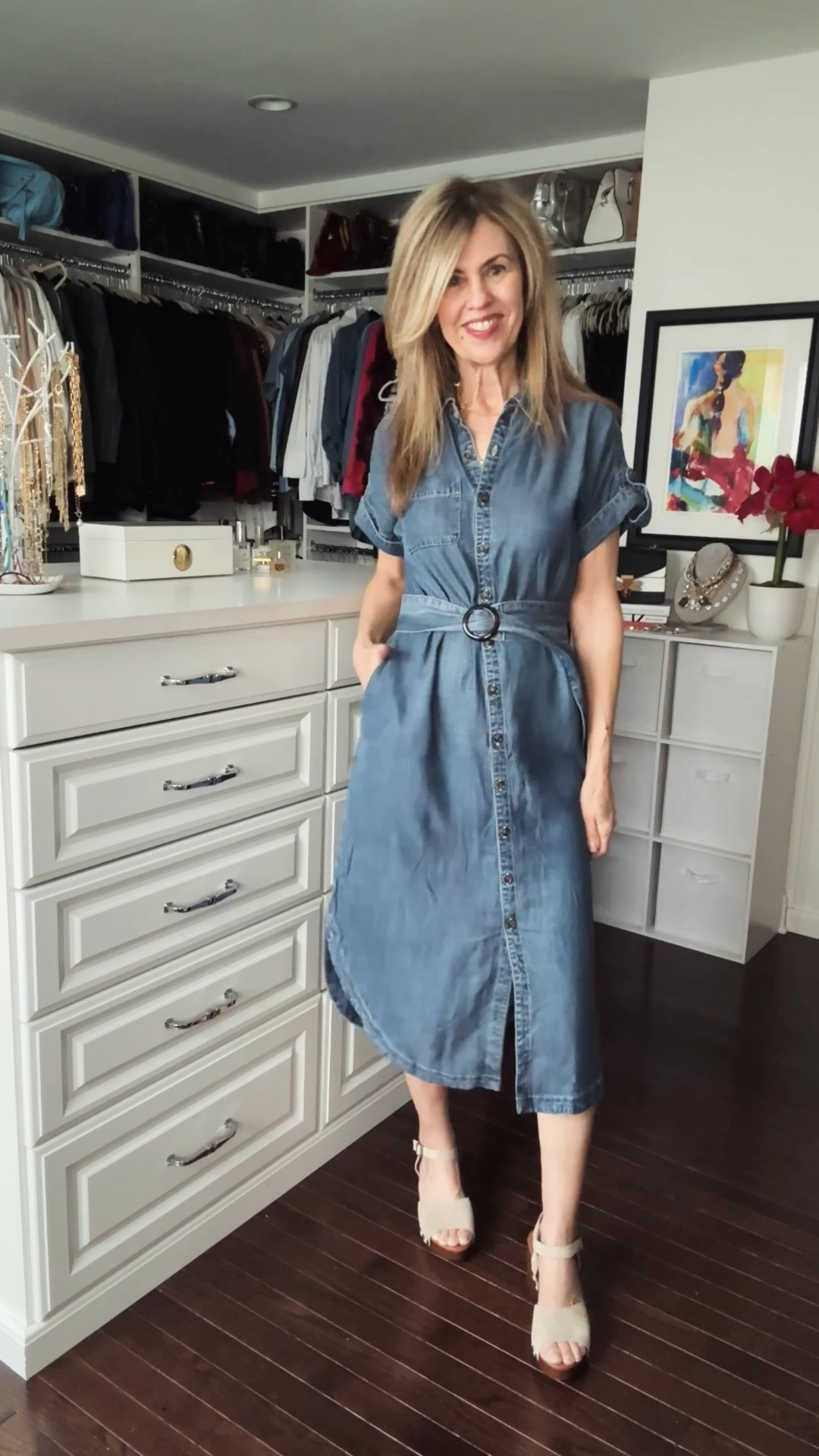 The perfect denim dress. 💙
Dress it up or down, switch out the belt, wear it with sneakers or sandals. The sky is the limit! 

Incredibly comfortable platform sandals. 
Code Susan25 for 25% off spring 26 and hanbdbags/accessories
🔗🔗🔗
https://www.cordani.com?bg_ref=iRH1oXe4qn




#LTKSpringSale #LTKWorkwear #LTKSeasonal