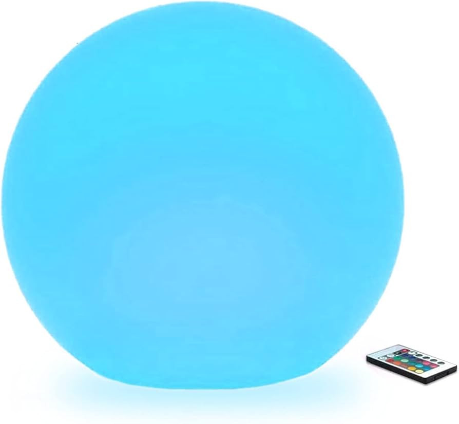 LED Glowing Ball Light, 10-Inch Cordless 16 Color Changing and 4 Light Modes Kids Night Light, Re... | Amazon (US)