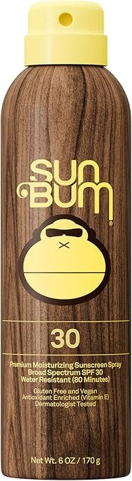 Sun Bum Original SPF 30 Sunscreen Body Spray - Broad Spectrum Moisturizing Sunscreen with Vitamin... | Amazon (US)
