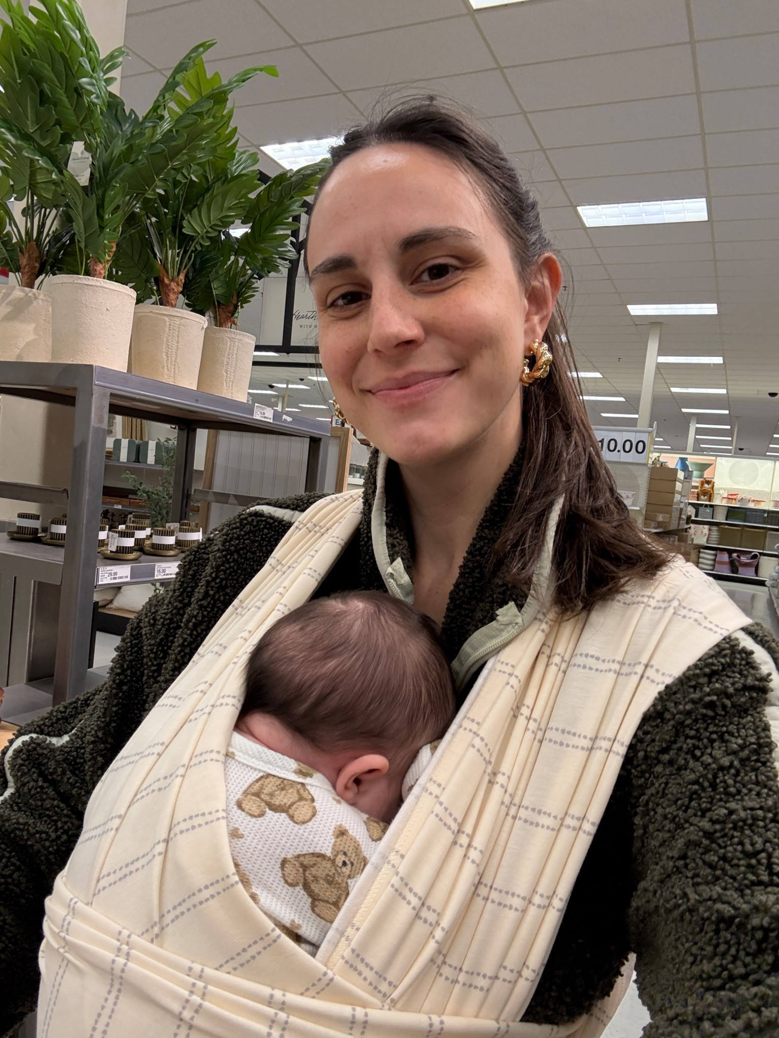 Took little miss on her first target run! Testing out the Boba wrap outside of a walk and it was so helpful carrying baby around! 

#LTKBaby #LTKdayinmylife #LTKmomlife