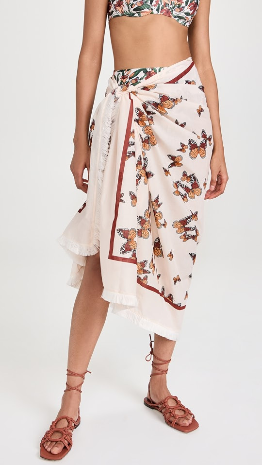 Orquidea Monarca Crema Butterfly Pareo | Shopbop