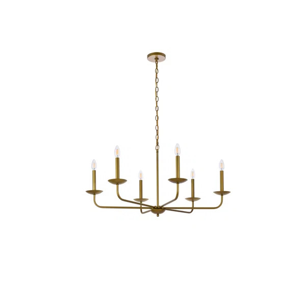 Baltray 6 - Light Dimmable Classic / Traditional Chandelier | Wayfair North America