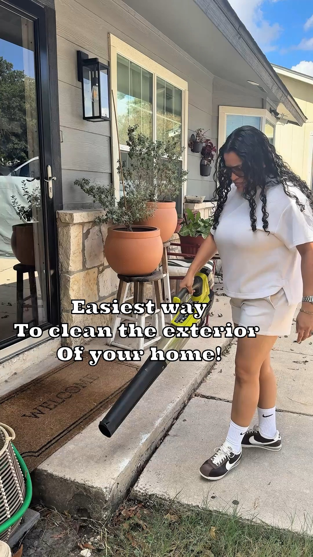 Experimentingwithdecor is cleaning her home with this Zep outdoor cleaner. This is the easiest and fastest way to clean your home! 

#LTKSeasonal #LTKFallSale #LTKHome