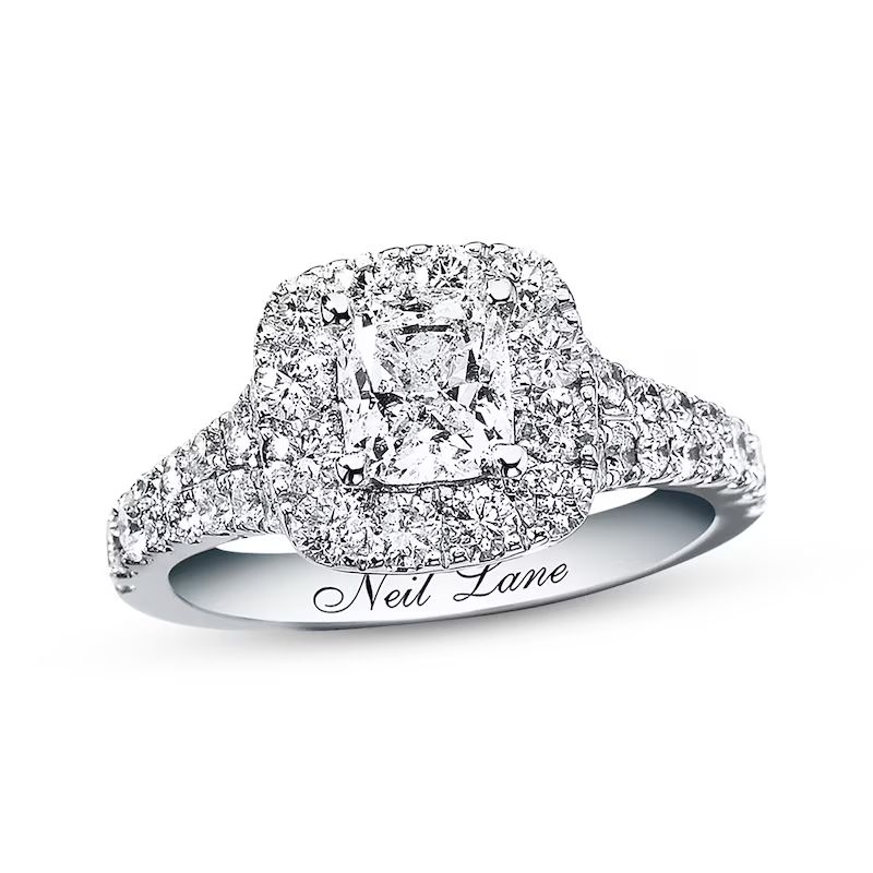 Neil Lane Engagement Ring 2-1/6 ct tw Diamonds 14K White Gold | Kay Jewelers