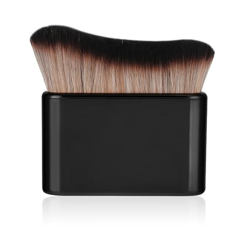 Self Tan Brush Soft Body Makeup Brush Portable Self Tanning Brushs Self Tanner Face Brushs for Body & Leg Makeup(Black) | Amazon (UK)