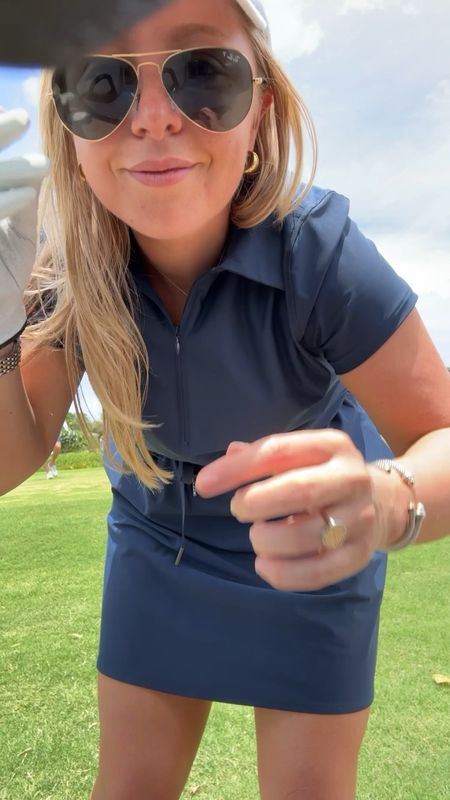 Women’s golf dress - wearing a small! Fits TTS/slightly oversized so I’d suggest wearing your normal size and not sizing up/down



#LTKFitness #LTKtravel #LTKFind