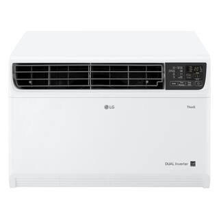 23,500 BTU 230/208V Window Air Conditioner Cools 1450 Sq. Ft. with Dual Inverter, Wi-Fi Enabled a... | The Home Depot
