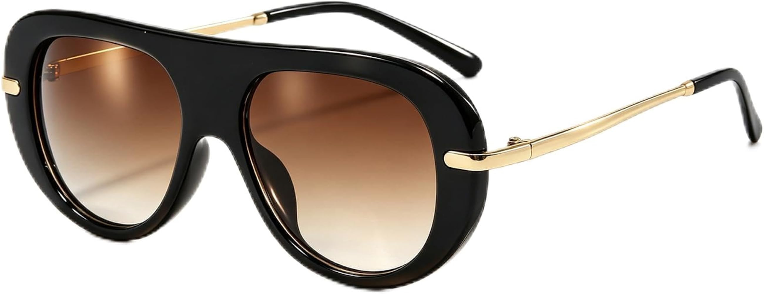 Breaksun Retro Oversized Aviator Sunglasses for Women Men Trendy 2026 Shield Sun Glasses Vintage ... | Amazon (US)
