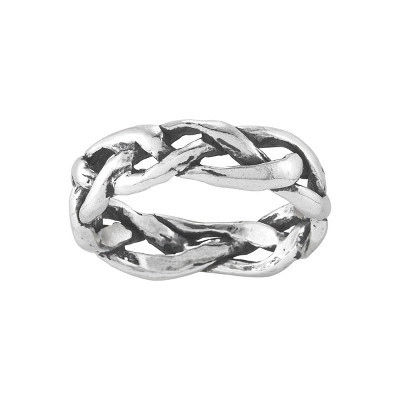 Silpada 'Soft Halo' Sterling Silver Band Ring, Size 5 | Target