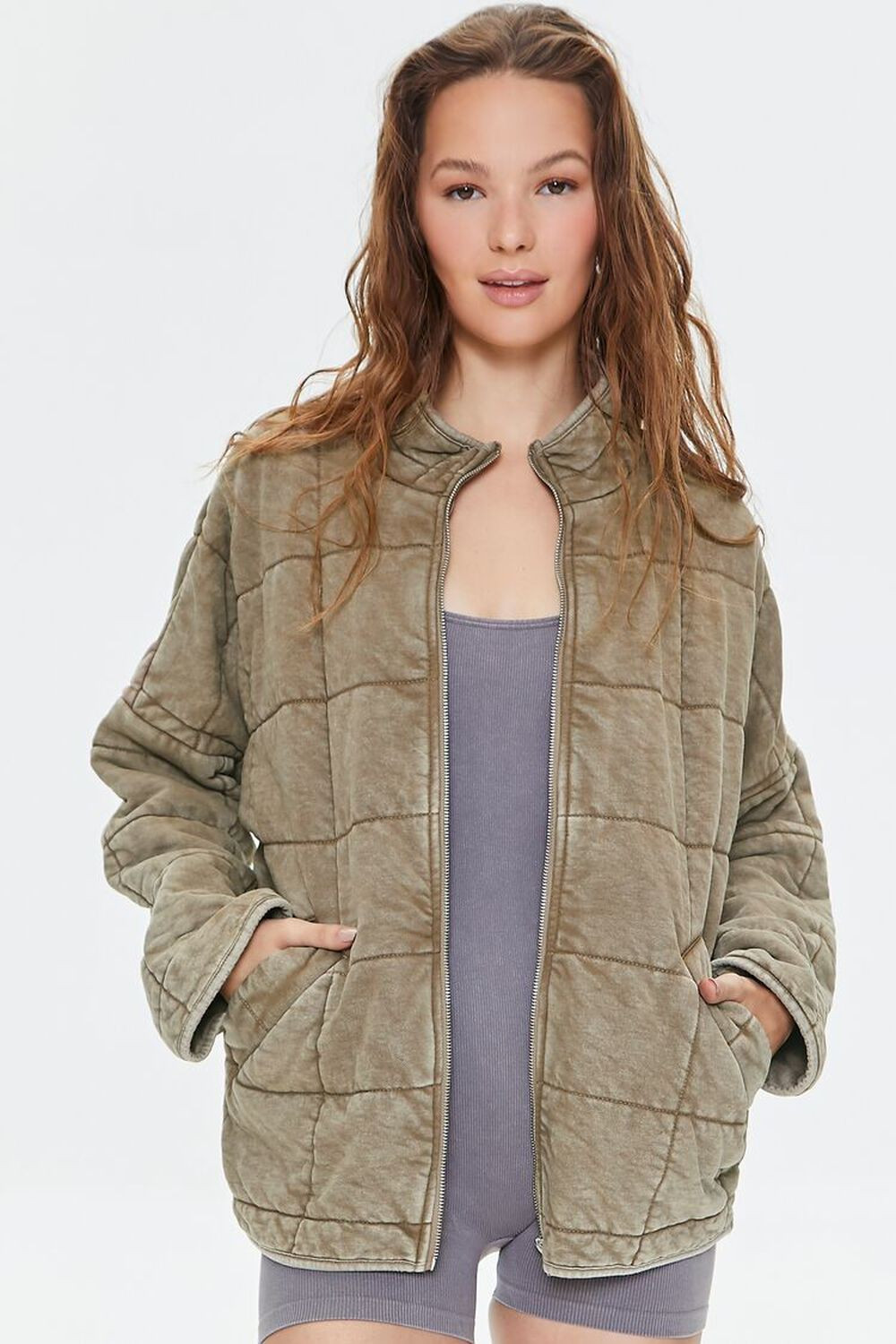 Quilted Zip-Up Jacket | Forever 21 (US)