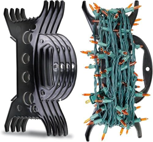 4Pack Christmas Light Storage Holder, All-Purpose Holiday Light Storage, Light Cord Wind up, Chri... | Amazon (US)