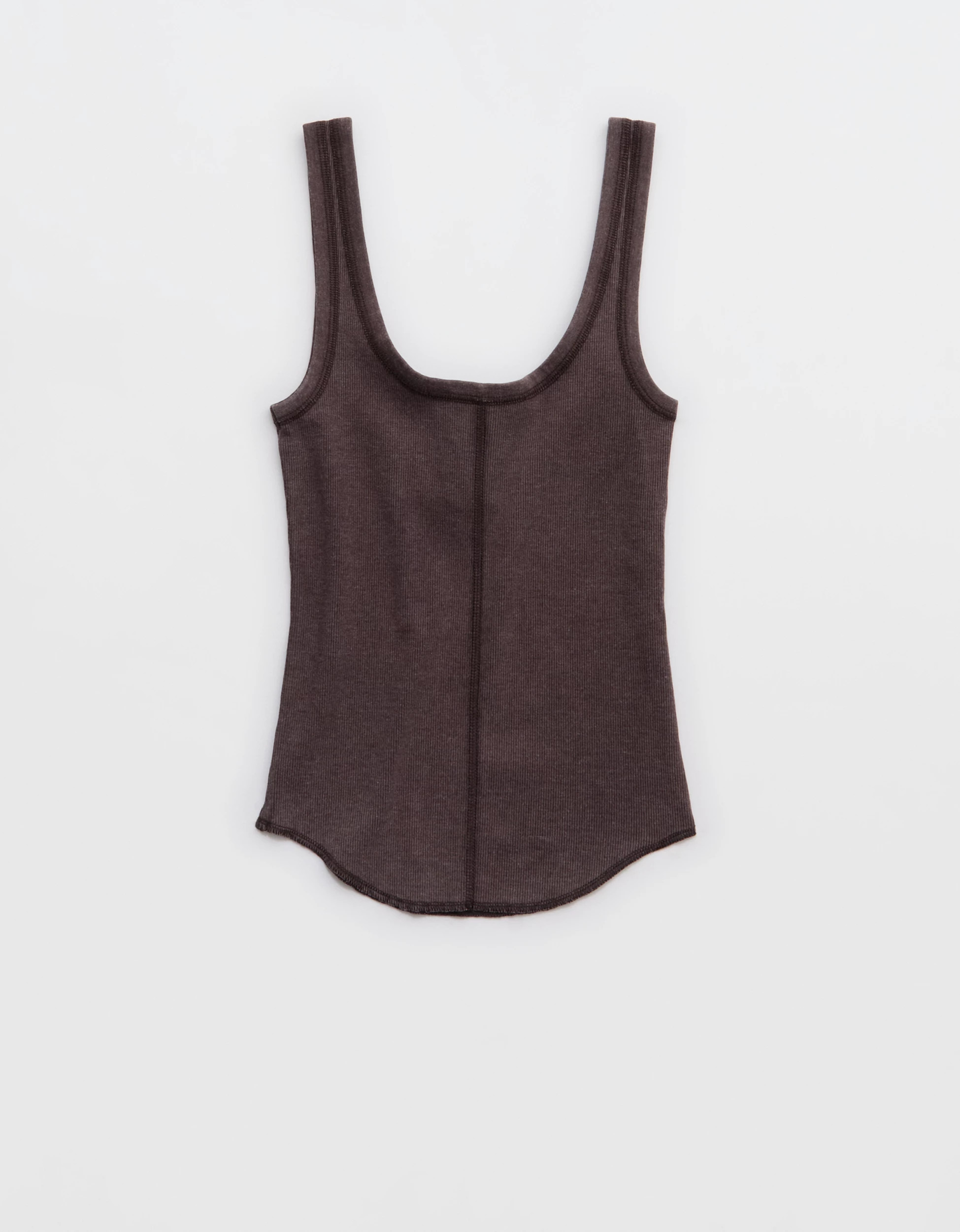 Aerie Ribbed Henley Tank Top | Aerie