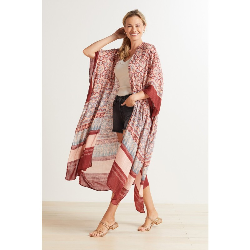 LOVESTITCH Gretta Border Stripe Wrap | EVEREVE | Evereve