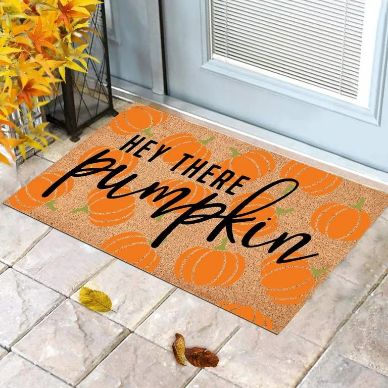 Cfxnmzgr Area Rugs Decor Welcome Mat Pumpkin Doormat Door Rug Mat Fall Decor Pumpkin Fall Home De... | Walmart (US)