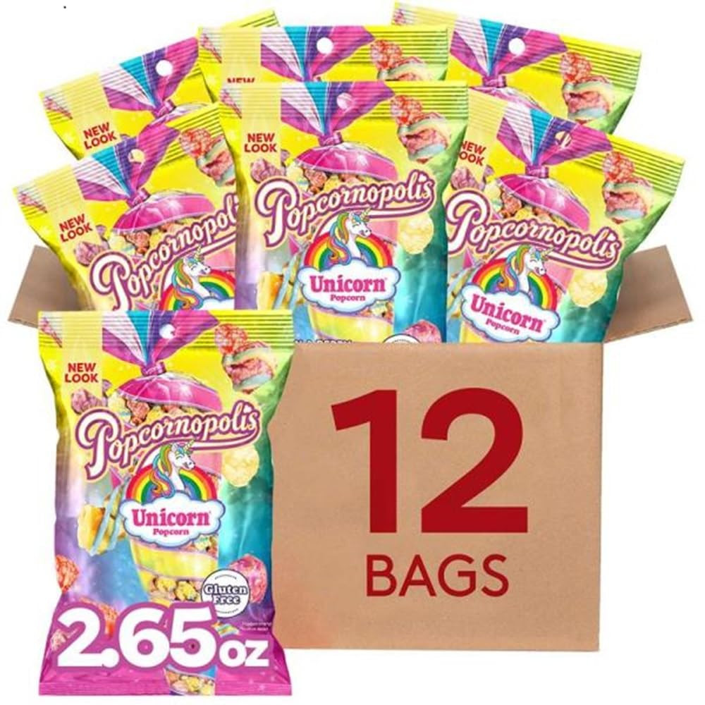Popcornopolis Unicorn 12 ct, 2.65 oz (Pack of 1) | Amazon (US)