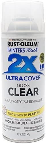 Rust-Oleum 249117 Painter's Touch 2X Ultra Cover, 12 Ounce (Pack of 1), Gloss Clear | Amazon (US)