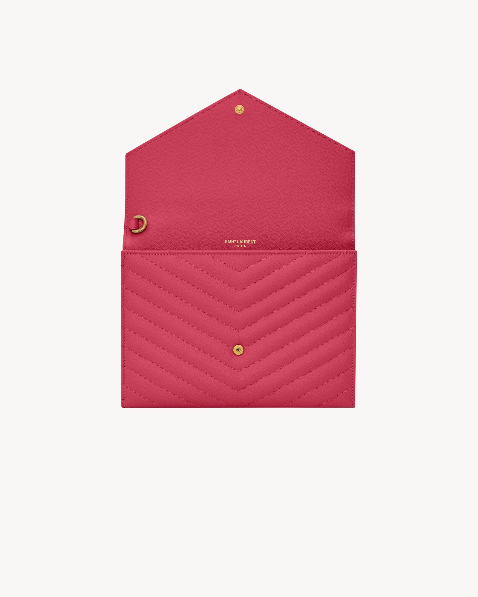 cassandre matelassé flap pouch in quilted grain de poudre embossed leather | Saint Laurent Inc. (Global)