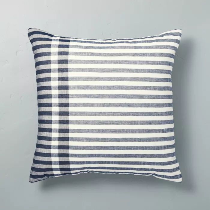 Contrast Edge Stripe Throw Pillow - Hearth & Hand™ with Magnolia | Target