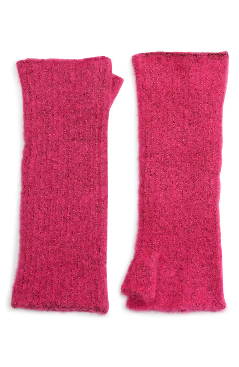 Open Edit Twisted Fingerless Rib Gloves | Nordstrom | Nordstrom