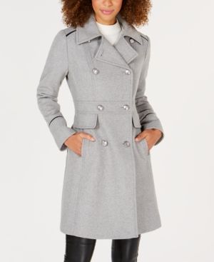 Vince Camuto Wing-Collar Military Coat | Macys (US)