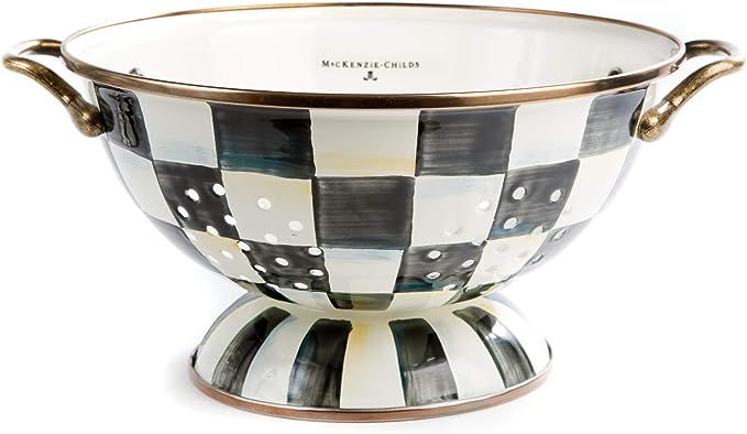 MacKenzie-Childs Colander (Large, Courtly Check) | Amazon (US)