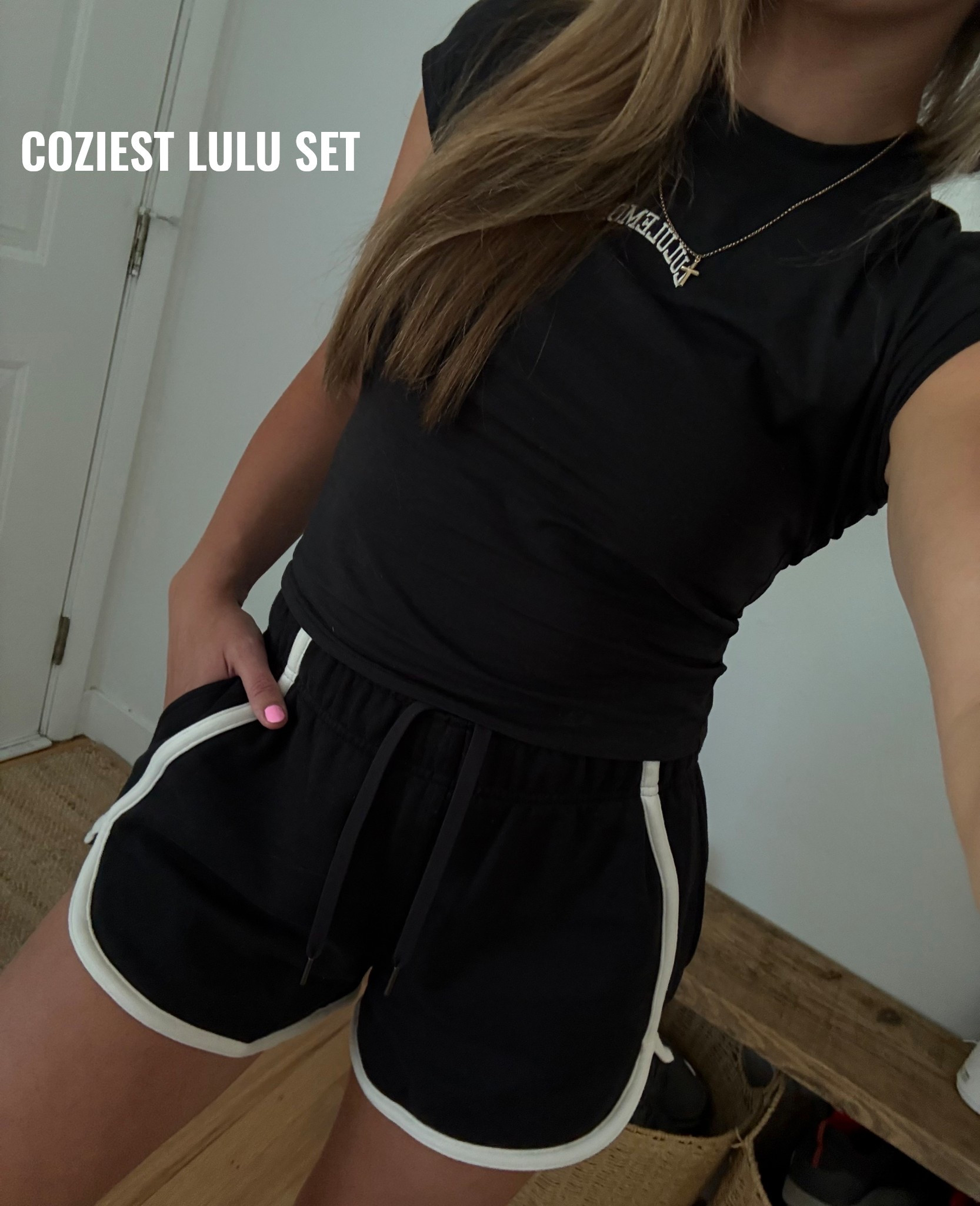 The coziest lulu set! And the top is organic cotton + shorts are cotton blend ☁️