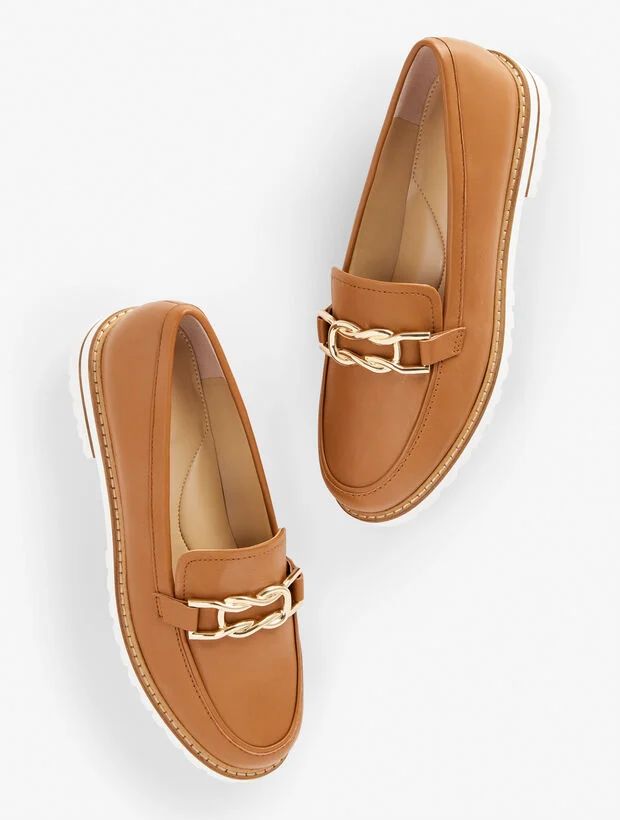 Laura Link Nappa Loafers | Talbots