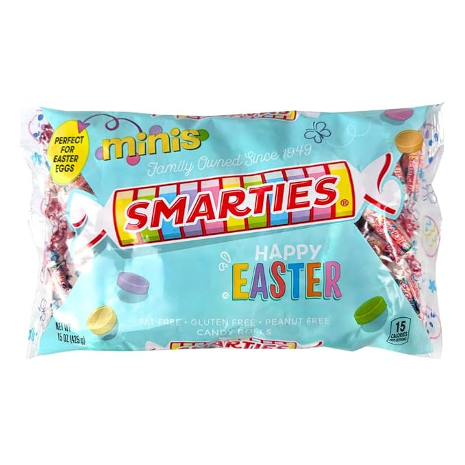 Smarties Mini Candy Rolls – 15 Oz Bag, Gluten-Free & Fat-Free Easter Treats, Perfect for Easter... | Amazon (US)