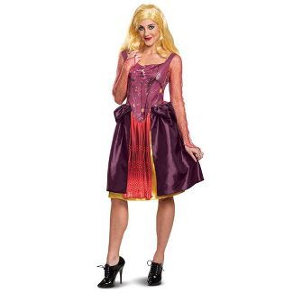Adult Disney Hocus Pocus Sarah Sanderson Halloween Costume Dress | Target