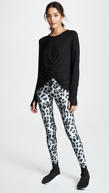 Snow Leopard Tall Band Leggings | Shopbop