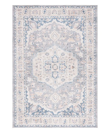 SAFAVIEH Beige & Light Gray Summer Washable Indoor Rug | Zulily
